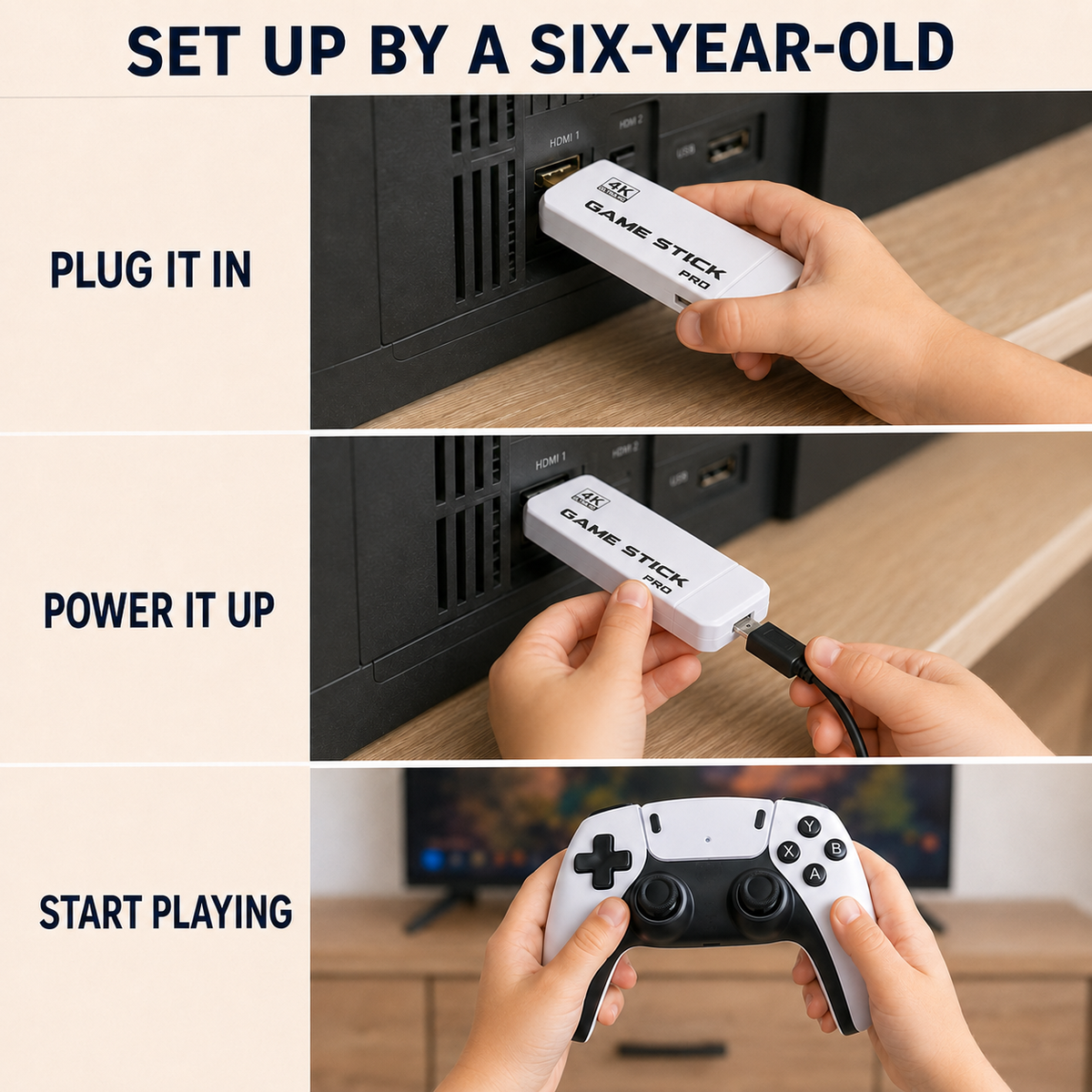 FamilyStick™ Retro Game Console HeyWondr