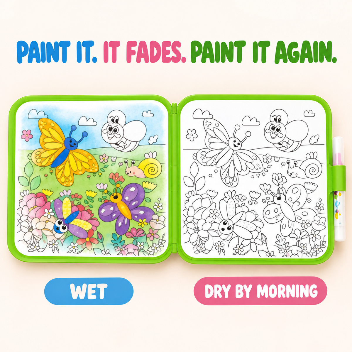 DoodleDry™ Water Painting Book