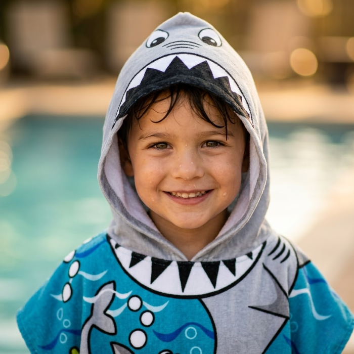 SplashRobe™ Hooded Towel Blumi Baby