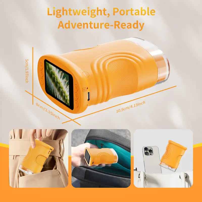 NanoVue™ – Pocket Microscope That Makes Kids Obsessed With Exploring the World Up Close (Capture Their Discoveries Forever) Blumi Baby