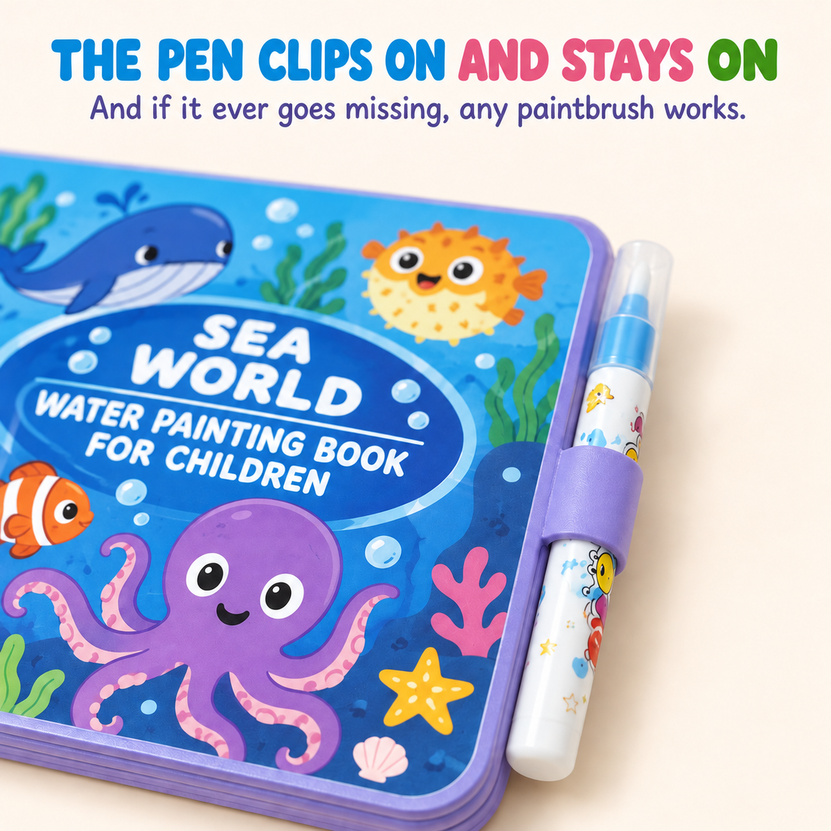 DoodleDry™ Water Painting Book