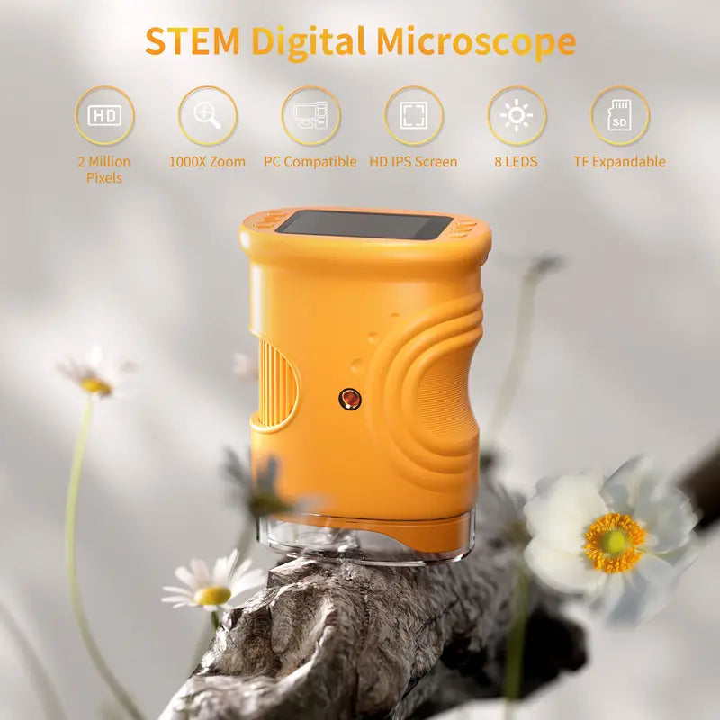 NanoVue™ – Pocket Microscope That Makes Kids Obsessed With Exploring the World Up Close (Capture Their Discoveries Forever) Blumi Baby