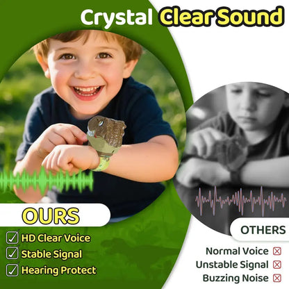 DinoTalk™ Wrist Walkie Talkies - Hands-Free Dino Adventure Play (2-Pack) Blumi Baby