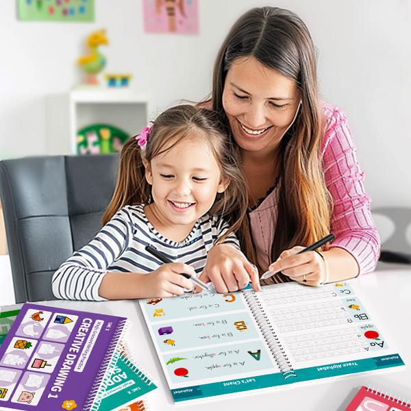 MagicTrace™ Reusable Writing & Learning Set – Makes Handwriting Fun for Kids Blumi Baby