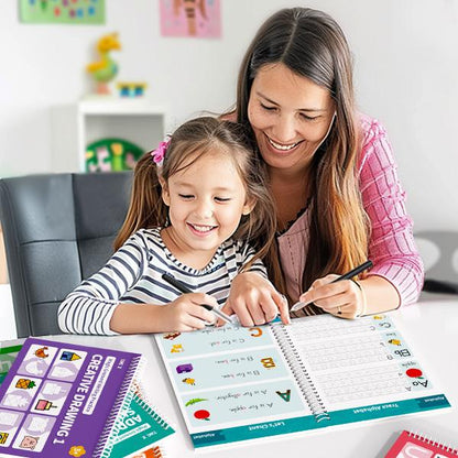 MagicTrace™ Reusable Writing & Learning Set – Makes Handwriting Fun for Kids Blumi Baby