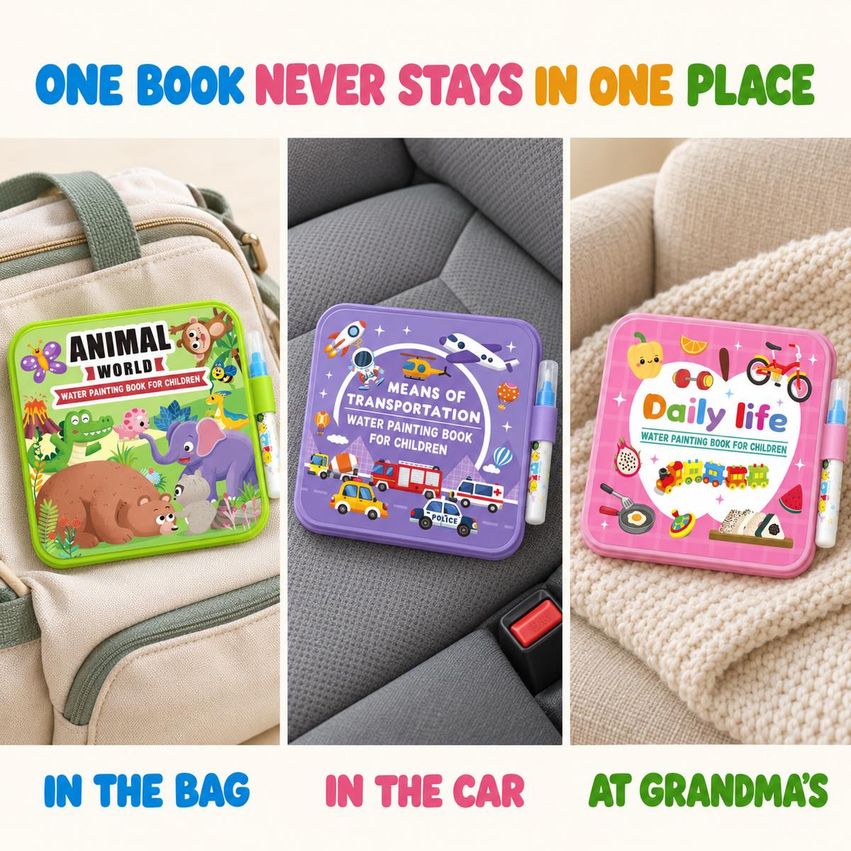 DoodleDry™ Water Painting Book