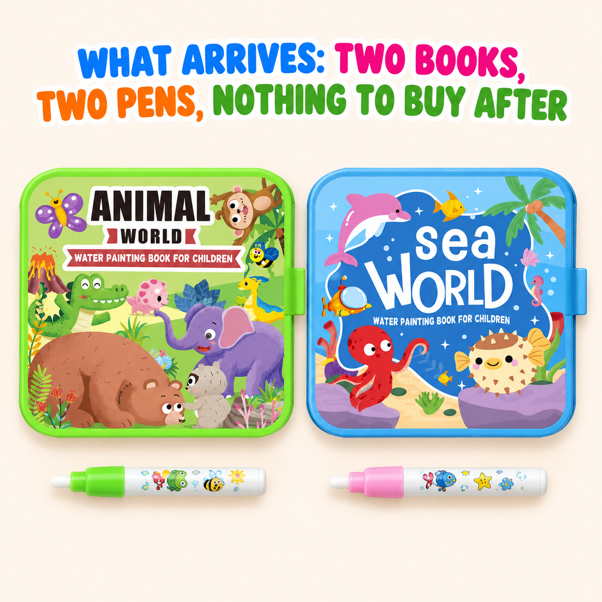 DoodleDry™ Water Painting Book