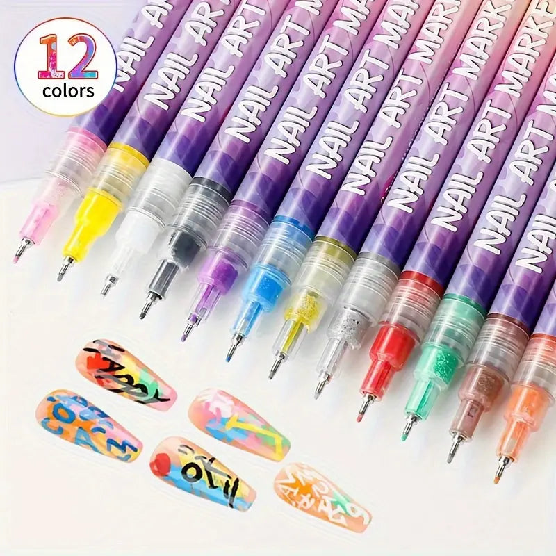 MagicMani™ Nail Art Pen Set - Quick-Dry, Mess-Free Creativity for Kids Blumi Baby