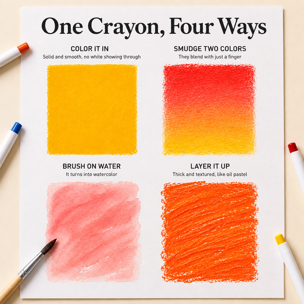 SilkyStix™ Crayons HeyWondr