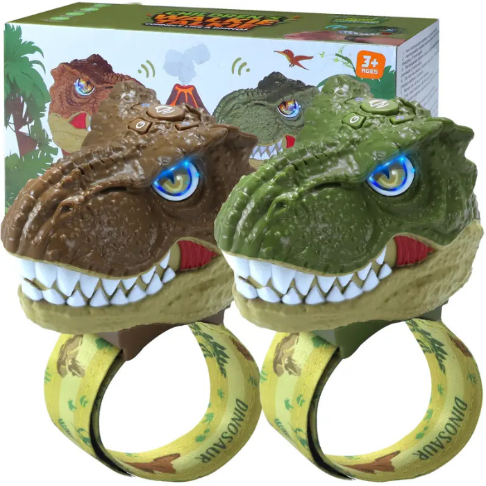 DinoTalk™ Wrist Walkie Talkies - Hands-Free Dino Adventure Play (2-Pack) Blumi Baby