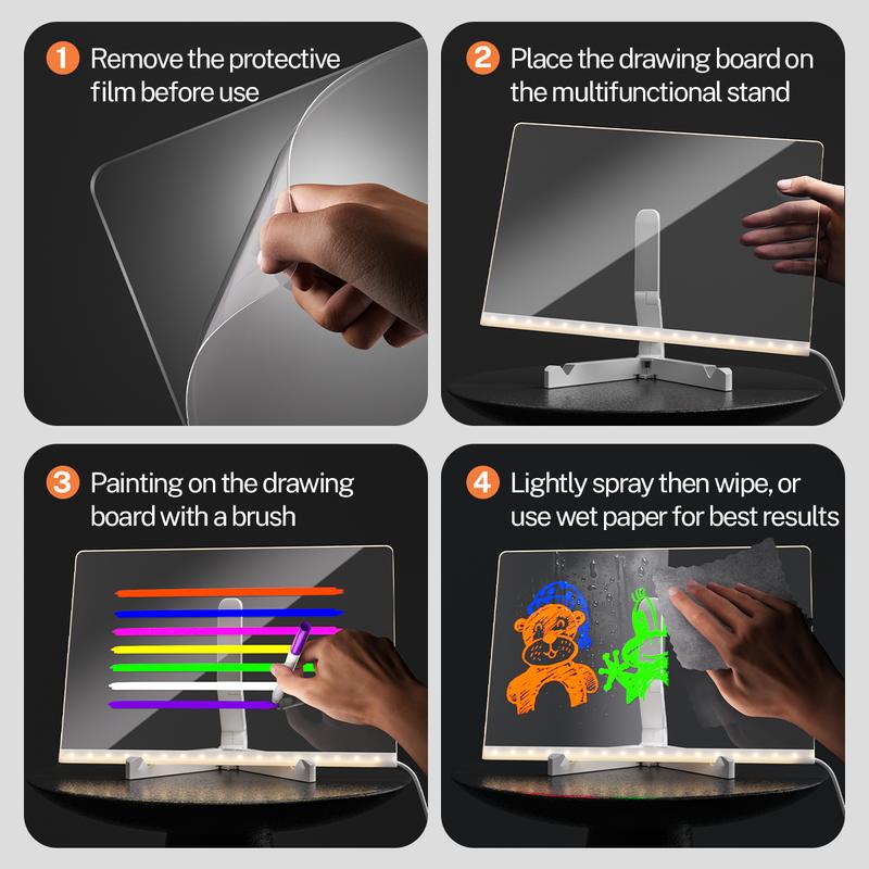 GlowSketch™ Light-Up Drawing Board - Inspires Creativity Without Screens Blumi Baby