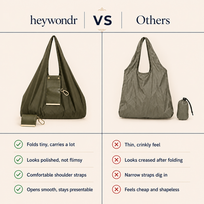 TinyTote™ Foldable Tote HeyWondr