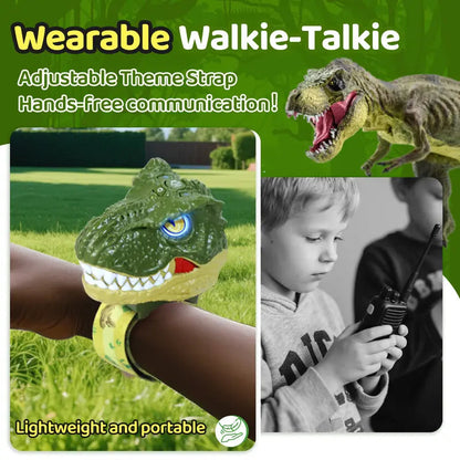 DinoTalk™ Wrist Walkie Talkies - Hands-Free Dino Adventure Play (2-Pack) Blumi Baby