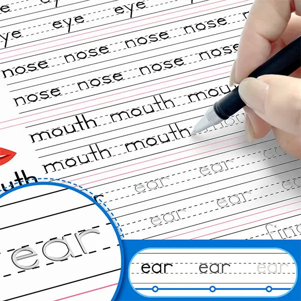 MagicTrace™ Reusable Writing & Learning Set – Makes Handwriting Fun for Kids Blumi Baby